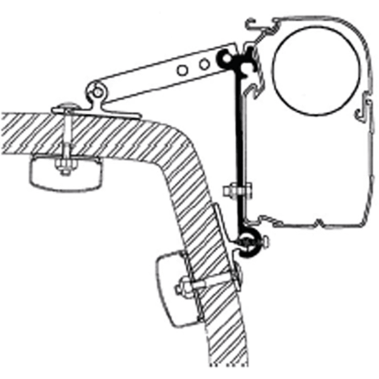 Thule Omnistor Omni Universal Awning Adapter (Set of 3) 307905 made by Thule. A Add-ons sold by Quality Caravan Awnings