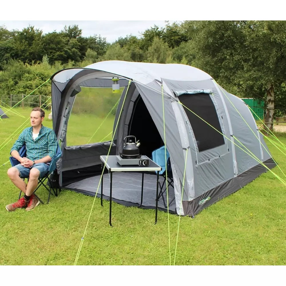 Outdoor Revolution Camp Star 350 Compact 3 Berth Air Tent ORFT1009 + Free Doormat (2024)