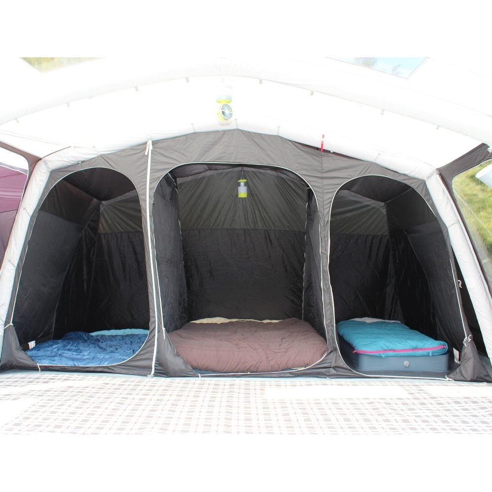 Outdoor Revolution Ozone 8.0 Safari Lodge Six (+6) Berth Family Air Tent with Two Side Annexes ORFT3020 + Free Footprint (2021)