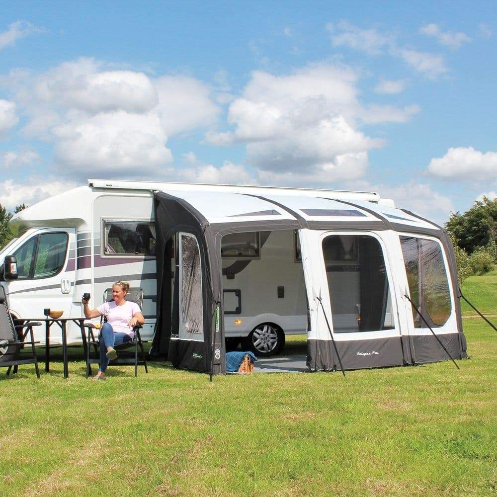 Outdoor Revolution Eclipse Pro 380 Inflatable Caravan Awning + Free Carpet (2020)