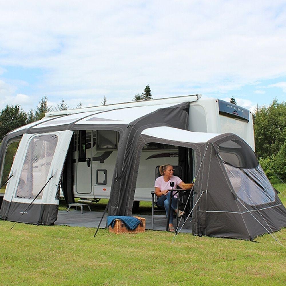 Outdoor Revolution Eclipse Pro 380 Inflatable Caravan Awning + Free Carpet (2020)