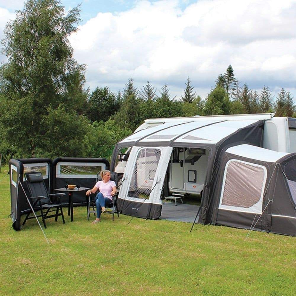 Outdoor Revolution Eclipse Pro 380 Inflatable Caravan Awning + Free Carpet (2020)