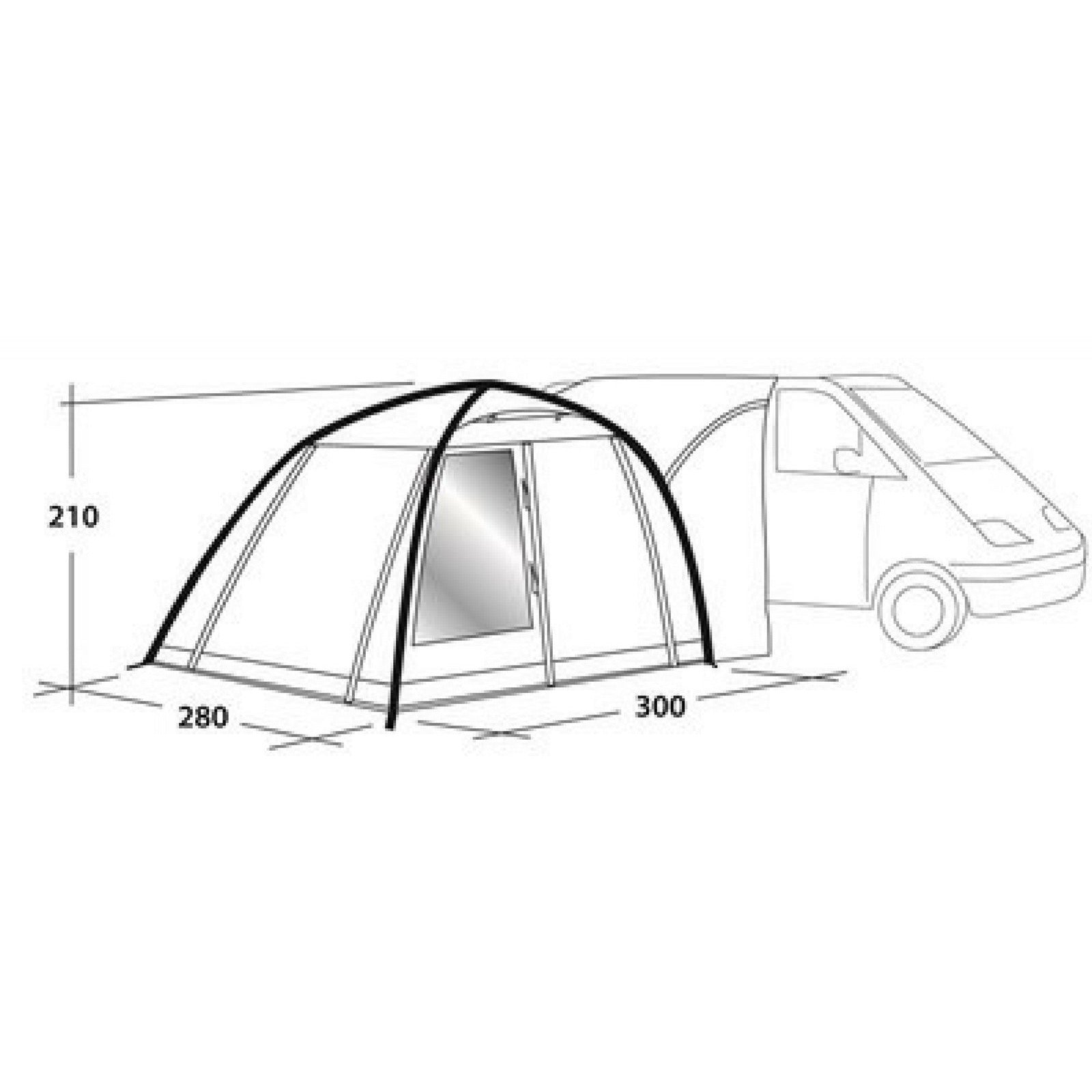 Outwell Daytona Air Tall Driveaway Awning 2018 Edition Quality Caravan Awnings