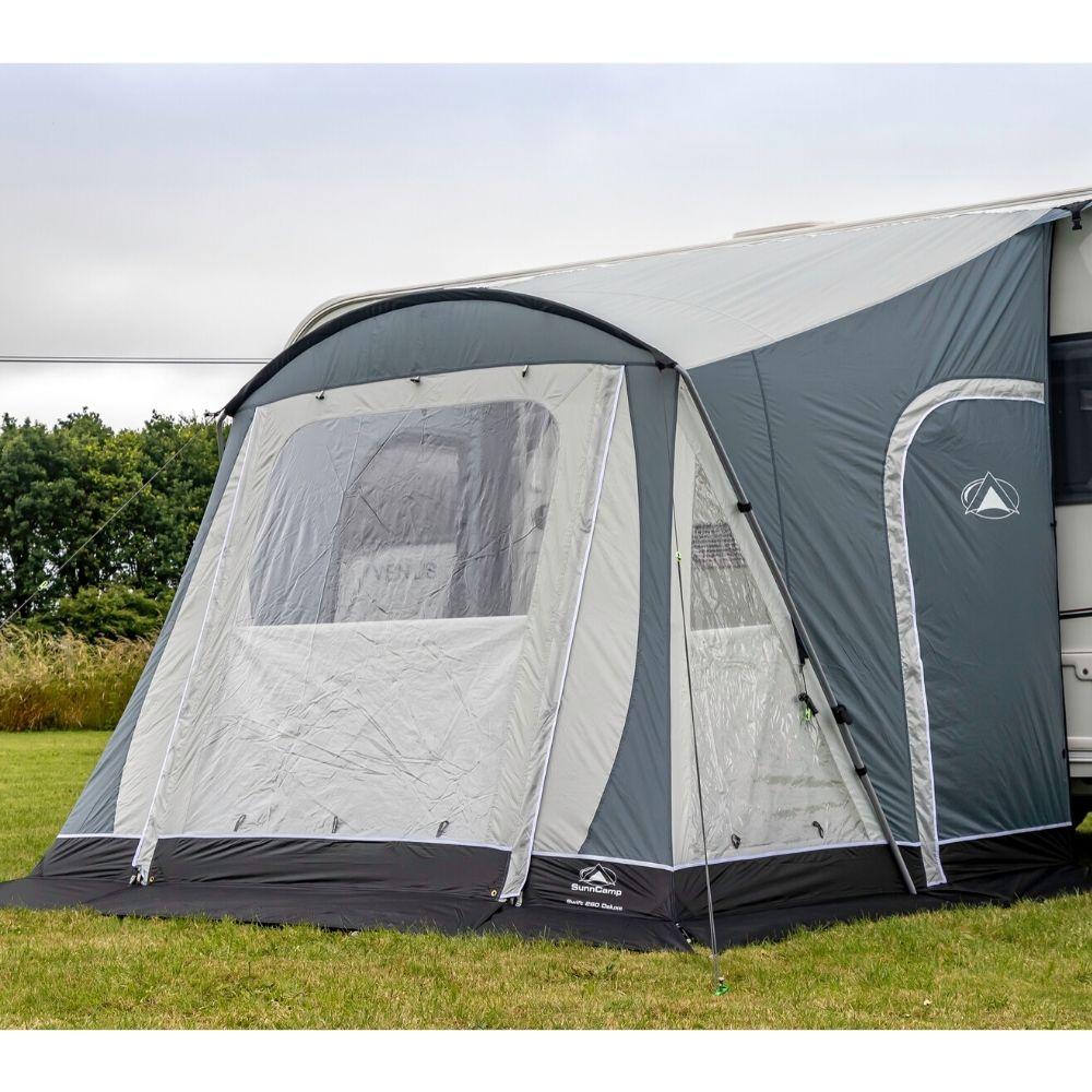 Sunncamp Swift Deluxe SC 325 Caravan Awning SF2065 + Free Stormstraps