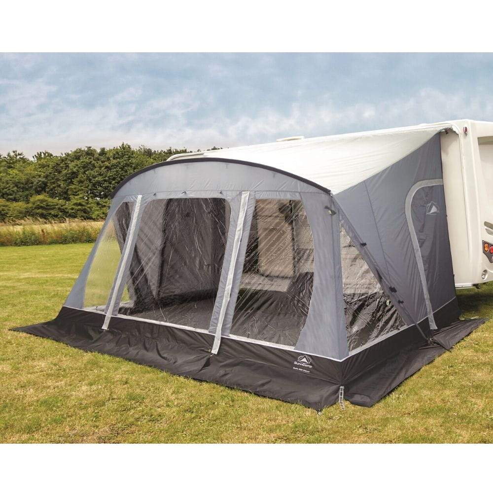 Sunncamp Swift Deluxe SC 390 Caravan Awning SF2064 + Free Stormstraps