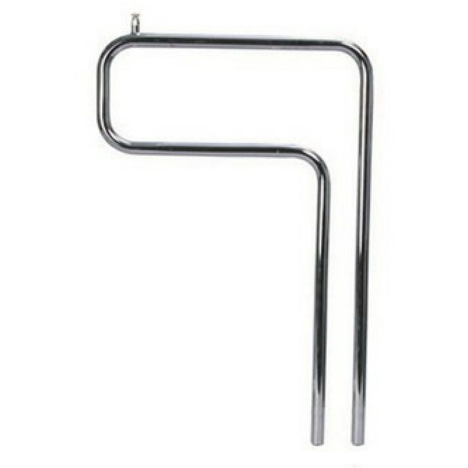 Two-Part Chrome Towel Rail