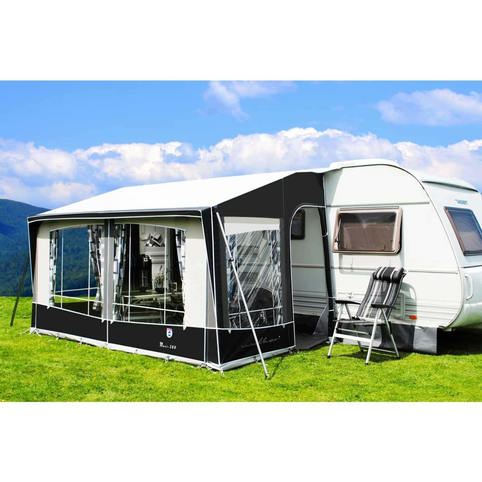 Walker Maxi 300 & 380 Caravan Porch Awning (2018) + Free Storm Straps - Quality Caravan Awnings