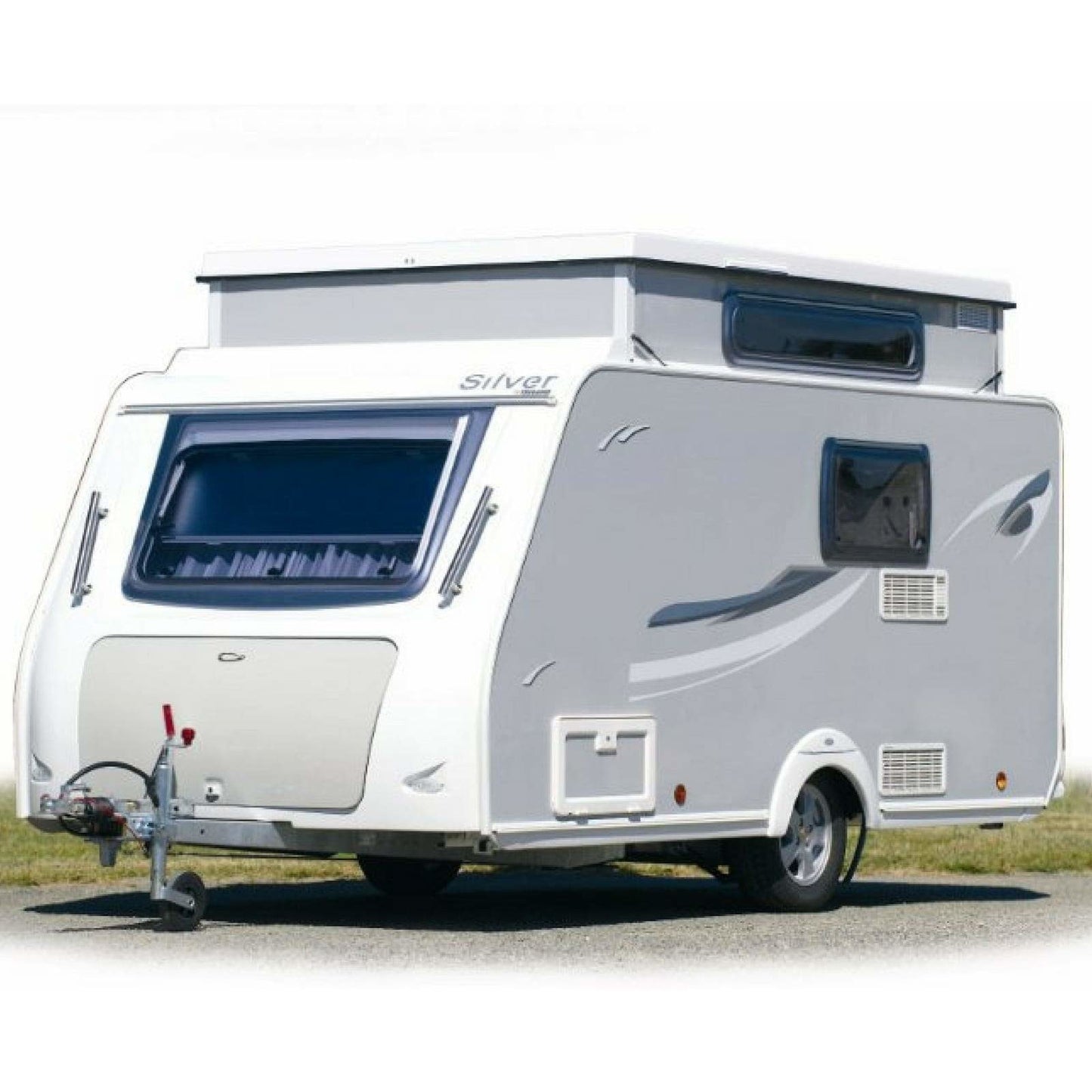 WALKER Pioneer 240 All Season for Trigano Silver (2018) + FREE Storm Straps - Quality Caravan Awnings