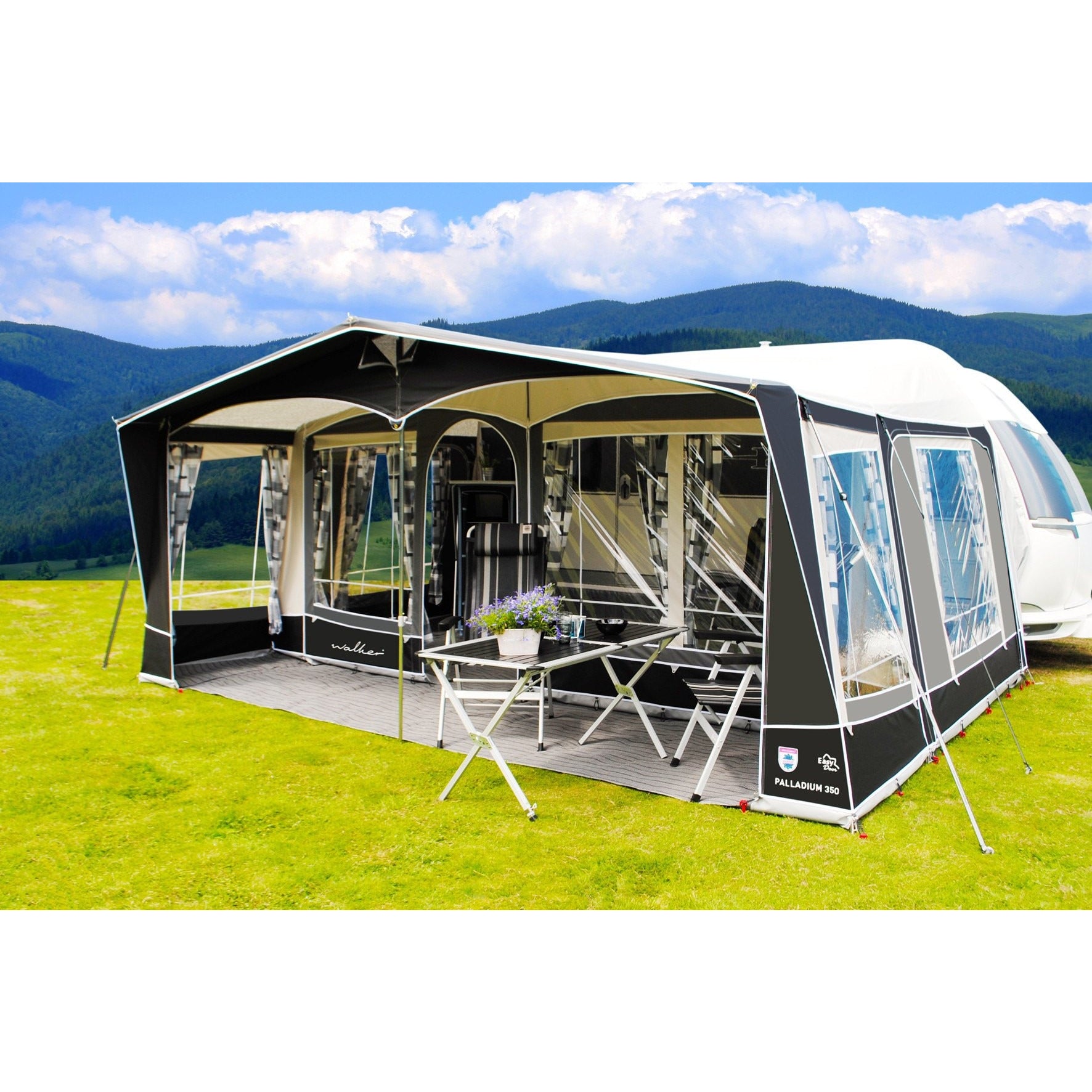 WALKER Palladium 350 Caravan Awning (+ FREE Storm Straps) - Quality Caravan Awnings