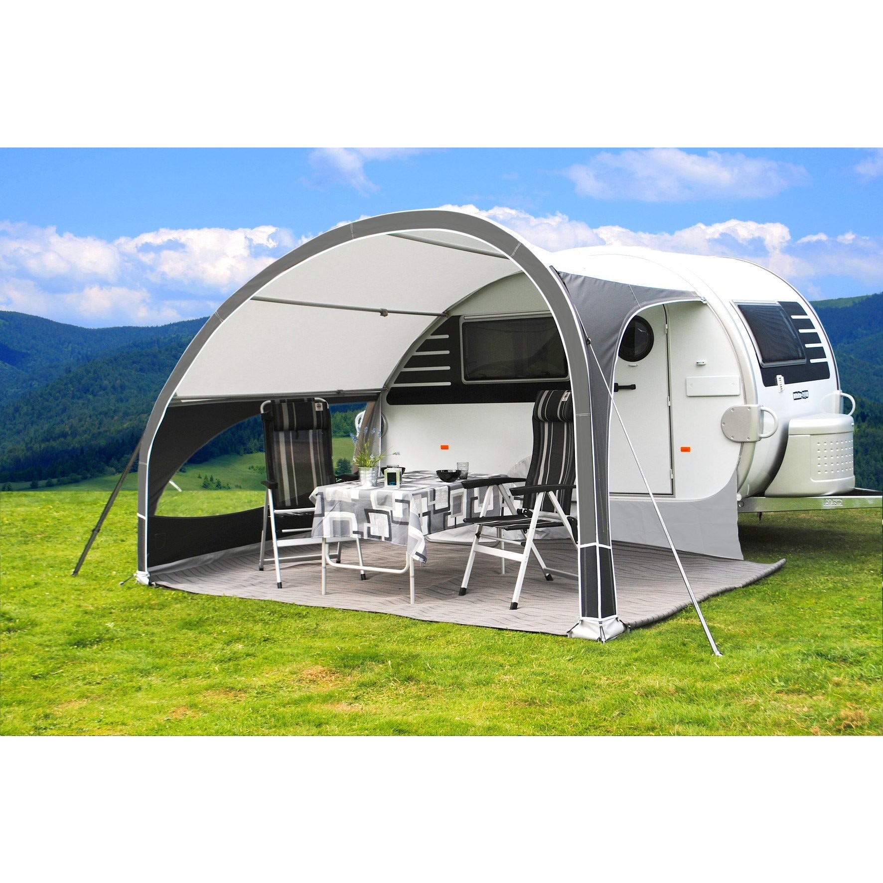 Walker T@B 400 Caravan Awning (2018) + Free Storm Straps - Quality Caravan Awnings