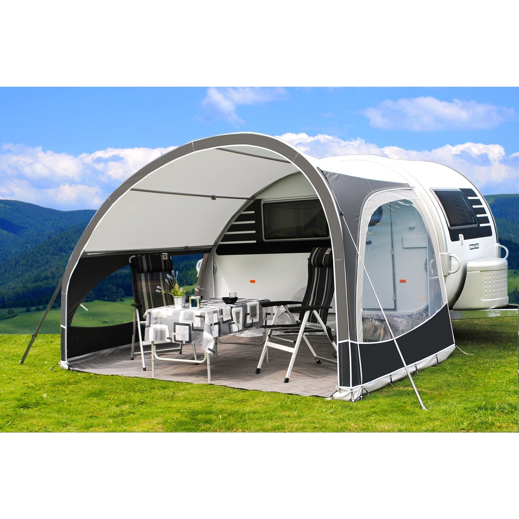 Walker T@B 400 Caravan Awning (2018) + Free Storm Straps - Quality Caravan Awnings