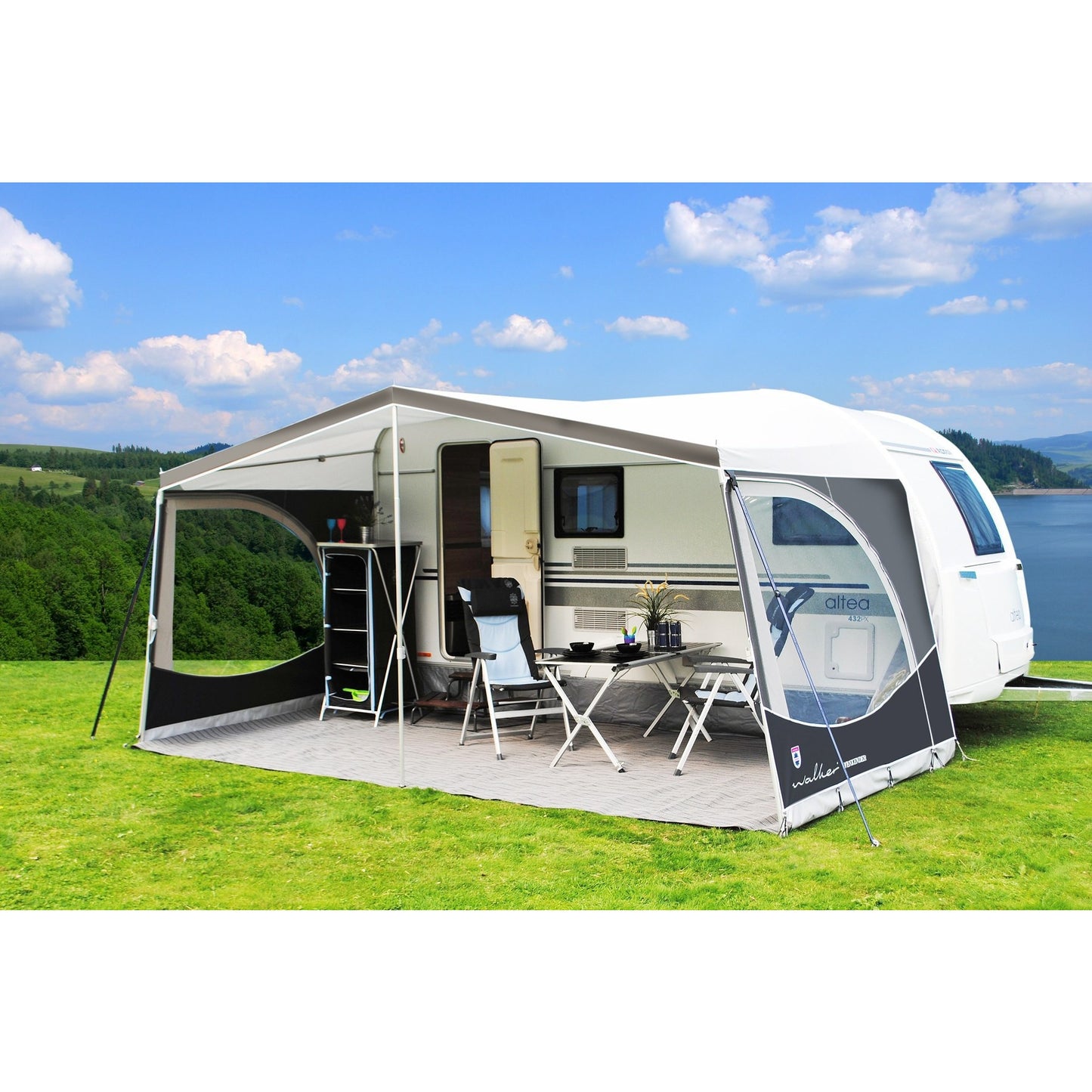 Walker Weekender 240 Caravan Awning Plus FREE Storm Straps - Quality Caravan Awnings