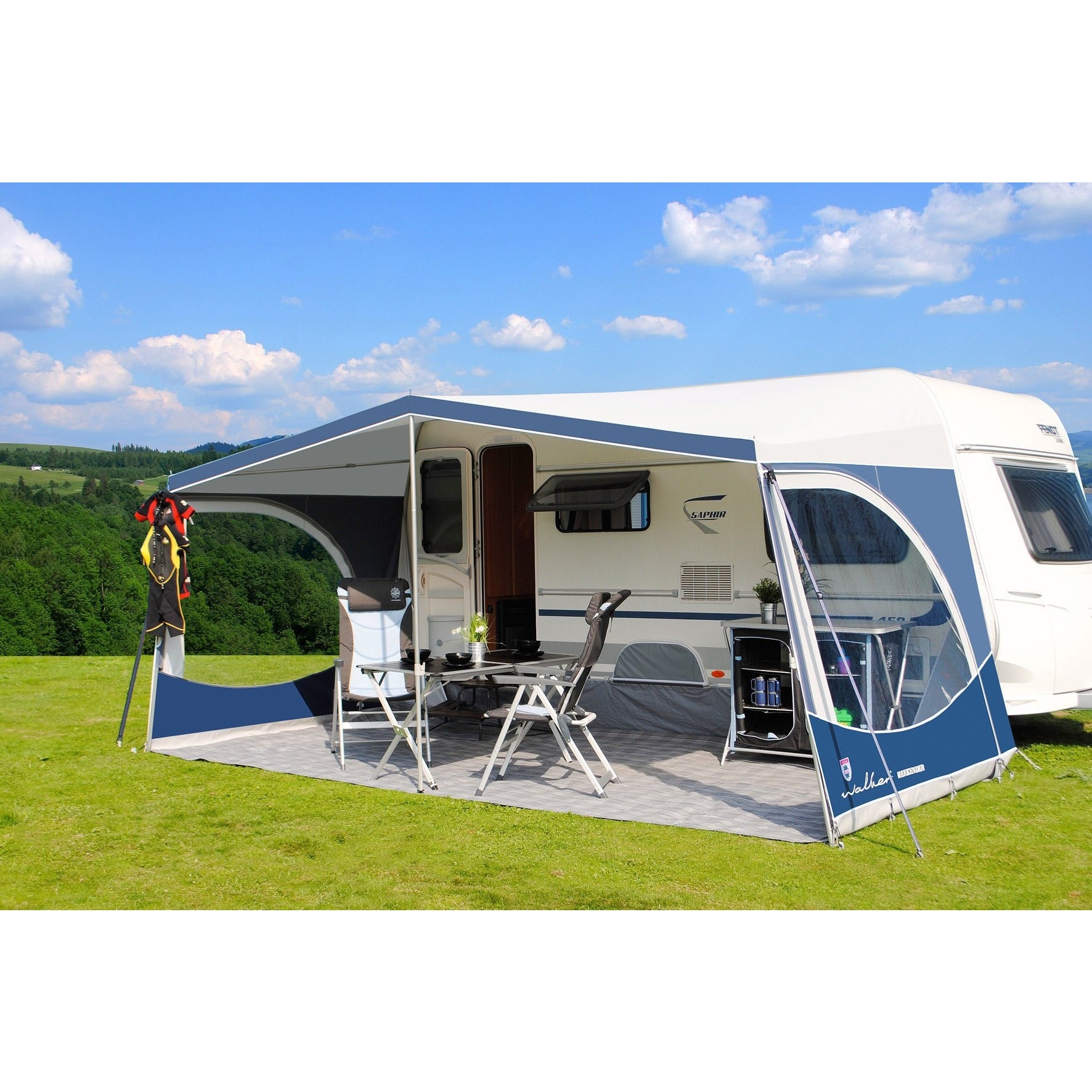 Walker Weekender 240 Caravan Awning Plus FREE Storm Straps - Quality Caravan Awnings