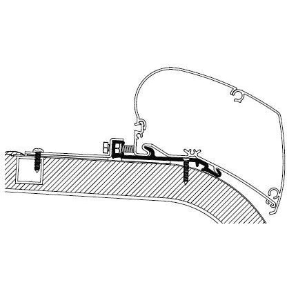 Thule Omnistor Esterel Awning Adapter Serie 6 - 4,00M 308110 made by Thule. A Add-ons sold by Quality Caravan Awnings