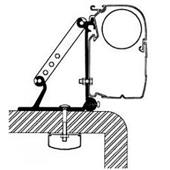 Thule Omnistor Omni Roof Universal Awning Adapter 307910 made by Thule. A Add-ons sold by Quality Caravan Awnings