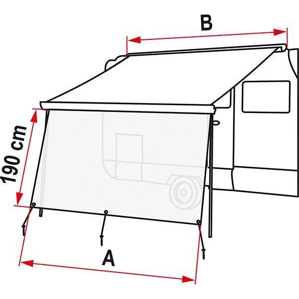 Fiamma Sun View XL Front Panel made by Fiamma. A Accessories sold by Quality Caravan Awnings