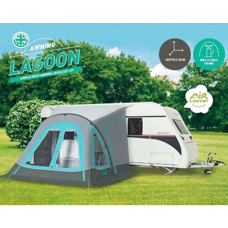 Trigano (Eurovent) Lagoon 2018 Air/Inflatable Caravan Awning - Quality Caravan Awnings