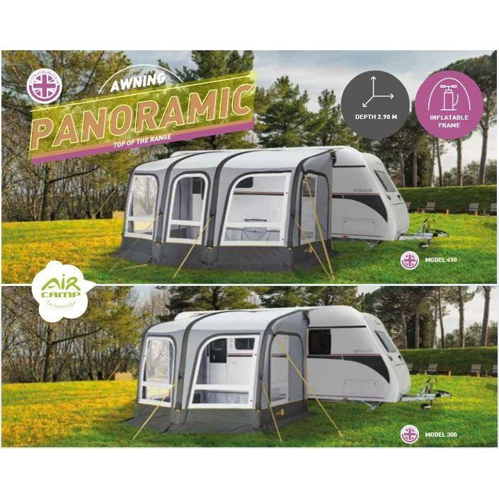 Trigano Panoramic Air/Inflatable Caravan Awning - Quality Caravan Awnings